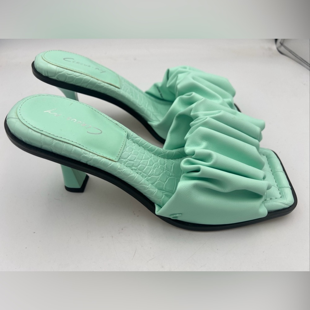 Circus by Sam Edelman women’s Size 8.5 Mint Green  Crush Slade Sandal  Heel NEW
